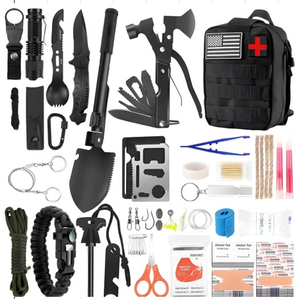 Nuevo Kit <span class=keywords><strong>de</strong></span> Supervivencia DIY 21 en 1, Equipo y Herramientas Impermeables para Exteriores, Suministros Tácticos <span class=keywords><strong>de</strong></span> Primeros Auxilios, Kit <span class=keywords><strong>de</strong></span> Herramientas <span class=keywords><strong>de</strong></span> <span class=keywords><strong>Material</strong></span> ABS - Product Image 4