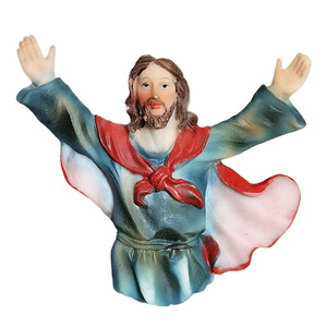 Imán para nevera 3D personalizado católico cristiano hogar <span class=keywords><strong>cocina</strong></span> decoración resina Santo Jesús Virgen María José religioso imán para nevera - Product Image 6