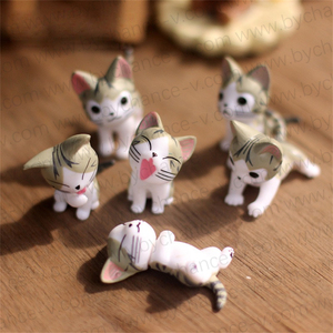Figuras Miniatura de Gatos <span class=keywords><strong>Anime</strong></span> Japoneses de Moda, Juguetes de Animales Kawaii para Niños, Recuerdos de Fiesta, Rellenos de Bolsas de Regalo, Regalos Coleccionables - Product Image 4