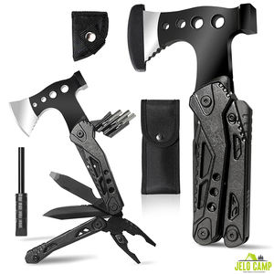 Outil multifonction portable 16 en 1, kits de survie en plein air, camping, marteau, pinces, hache de survie tactique pour la chasse - Product Image 1