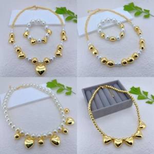 BD-D778 Elegante Collar con Dijes de Coral/Concha/Ojo/Cereza, Chapado en Oro, Microcirconitas Cúbicas, Esmalte, Accesorio de Joyería, Venta al por Mayor - Product Image 6