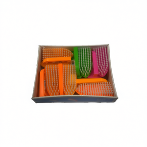 MNJ Laundry Brush Set 12Pcs Colorful Plastic Cleaning Brushes For Clothes And Fabric Care - Product Image 1