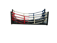 Ring de boxe pliable à montage rapide, autoportant, mobile, pliable, portable, pour le kickboxing
