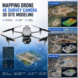 MATRICE 4E <b>Mapping</b> Drone 4E Precision Aerial Survey UAV For Land Construction Mining Orthomosaic 3D Modeling Workflow Solution - Product Image 1