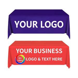 Nappe de table ajustée personnalisée en spandex pour fêtes de mariage et événements pour tables rectangulaires - Product Image 1