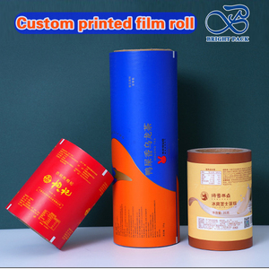 Rouleau de film sachet imprimé sur mesure, film d'emballage alimentaire en aluminium, rouleaux de film d'emballage pour bonbons, en-cas, biscuits, film d'emballage flexible - Product Image 2