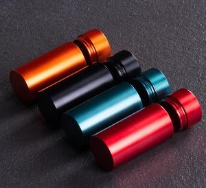 Xách Tay Mini 40Ml Trà Lon Hợp Kim Nhôm Trà Lá Lưu Trữ <span class=keywords><strong>Tin</strong></span> Với Kín Vít Trên Nắp Đậy, Titan Hộp Trà Lưu Trữ - Product Image 3