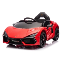 Jouets électriques rechargeables 12V pour enfants sous licence Lamborghini Revuelto voiture de sport de luxe avec télécommande 2.4G