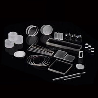 BAO RAN - Vidrio de Cuarzo Sintético Ultravioleta Profundo Fusionado JGS1, Lámina de Vidrio Óptico de Cuarzo SiO2 de Alta Pureza, Vidrio de Seguridad Resistente