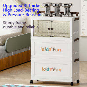 Bac de rangement écologique empilable de grande capacité avec coins renforcés Boîte de rangement résistante étanche pour l'extérieur - Product Image 5