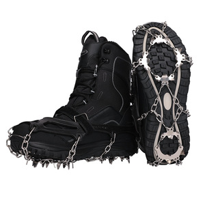 Crampones Kanle de 11 y 19 Dientes de Acero Inoxidable Antideslizantes para Zapatos, para Escalada en Nieve y Roca, Unisex - Product Image 1