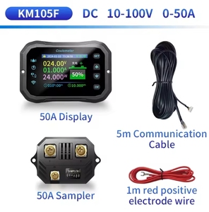 Wifi coulomb <span class=keywords><strong>Meter</strong></span> chỉ số dung lượng pin RV Pin màn hình điện <span class=keywords><strong>Volt</strong></span>-Ampe kế <span class=keywords><strong>Lithium</strong></span> chì axit - Product Image 2
