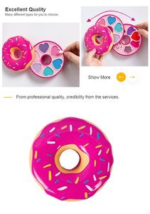 Kit de jeux de cosmétiques pour enfants Donut, <span class=keywords><strong>jeu</strong></span> de <span class=keywords><strong>maquillage</strong></span> en plastique pour filles - Product Image 4