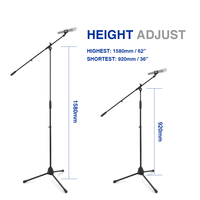 Trépied et projecteur, support pour microphone, lampe d'extérieur ou de studio, offre spéciale,
