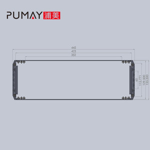 Boîtier d'armoire d'équipement PE003-2U84H Boîtier <span class=keywords><strong>de</strong></span> régulateur <span class=keywords><strong>de</strong></span> <span class=keywords><strong>tension</strong></span> Dissipateur <span class=keywords><strong>de</strong></span> chaleur Circuit <span class=keywords><strong>de</strong></span> batterie Boîtes industrielles - Product Image 4