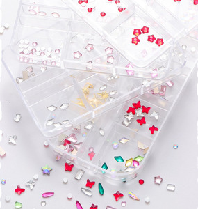 12 grilles ongles <span class=keywords><strong>strass</strong></span> 2MM 3MM 4MM bricolage <span class=keywords><strong>dent</strong></span> gemme Kit pas de colle fleur <span class=keywords><strong>papillon</strong></span> or <span class=keywords><strong>dent</strong></span> gemme pour la décoration des dents - Product Image 2