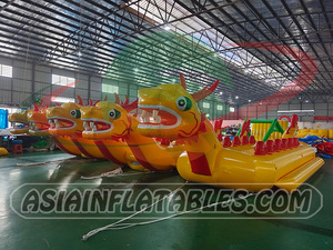 Double Lane <span class=keywords><strong>10</strong></span> <span class=keywords><strong>Places</strong></span> Flotteurs Surf Radeau <span class=keywords><strong>Gonflable</strong></span> Poisson Volant Banane <span class=keywords><strong>Bateau</strong></span> pour Jet Ski - Product Image 3