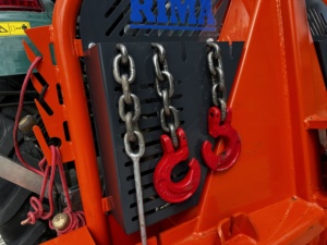 Remorque forestière robuste pour <span class=keywords><strong>tracteur</strong></span> avec treuil de débardage de bois, câble en acier de 70 m, capacité de 380 kg, garantie 1 an - Product Image 4