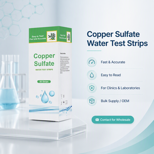 Kit per il monitoraggio della qualità dell'acqua con strisce di solfato di rame, risultati rapidi, grafico dei <span class=keywords><strong>colori</strong></span> chiaro, monitoraggio professionale - Product Image 5