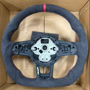 Remplacement du volant pour VW Golf MK7 MK7.5 MK8 GTI R <span class=keywords><strong>GTD</strong></span> Passat B8 Tiguan T-Roc Scirocco Polo Tous les modèles VW - Product Image 1