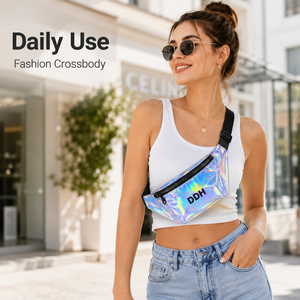 Personalisierte Gürteltasche im Großhandel, diebstahlsicher, wasserdicht, Festival-Bauchtasche mit USB-Ladefunktion für Messen und Events - Product Image 2