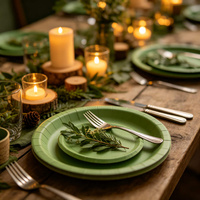 Assiettes en papier Joyeux Anniversaire, vaisselle jetable colorée pour décorations de fête