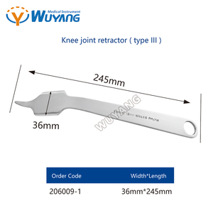 Retractor de Articulación de <span class=keywords><strong>Rodilla</strong></span> Ortopédico Wuyang Medical, Instrumentos de Cirugía Articular, Retractor Tipo Z para Especialistas - Product Image 6