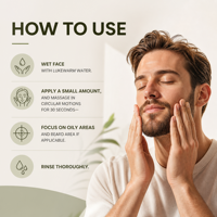 Suero Facial Premium de 30 ml para Hombre, Cuidado de la Piel con Peróxido de Benzoilo, Aclarante, para Piel Propensa al Acné