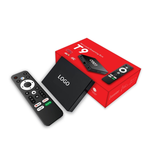 Uuvision 4K Android TV Box T9 Android 11 4GB 32GB Amlogic S905W2 Dual WIFI 2T2R 2.4G&5G Voice Remote NEW IP