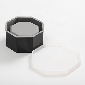 Molde geométrico antiadherente para maceta de plantas suculentas, molde de silicona para jarrón de cemento - Product Image 4