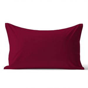 ปลอกหมอน 100% ผ้าฝ้าย บอร์โดซ์ อิตาลี ขนาด 50x80 ซม. - Product Image 3