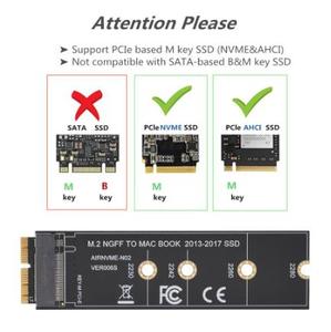 منفذ محول <span class=keywords><strong>M</strong></span>.2 NVME SSD, لأجهزة MacBook Air Pro Retina 2013-2017 NVME/AHCI SSD مجموعة مطورة لـ A1465 A1466 A1398 A1502 - Product Image 4