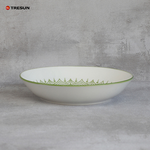 Chine Vintage Floral écologique bas prix fantaisie décoratif cuisine assiettes à dîner ensemble en céramique de luxe - Product Image 2