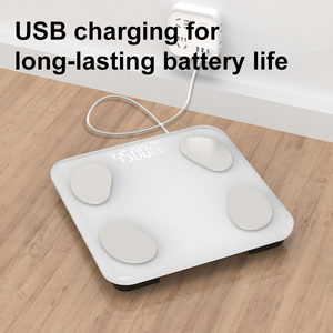 Cân điện tử thông minh cân nặng cơ thể kỹ thuật số Bluetooth chất lượng cao miễn phí ứng dụng cân bằng cơ thể người - Product Image 4