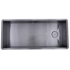 Lavello da Cucina WS4219-Nero in Nano PVD Fatto a Mano WS3218, Lavello Stile Americano, Lavello da Cucina Extra Large - Product Image 5