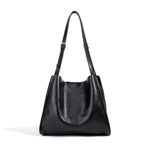 Sac fourre-tout pour femme en cuir de vachette de première qualité, simple et haut de gamme, sac à bandoulière en cuir véritable pour les trajets quotidiens - Product Image 4
