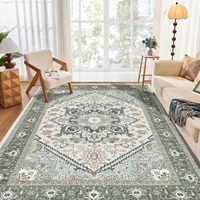 Tapis géométrique moderne de haute qualité, antidérapant, en polyester, pour salon et chambre, résistant au feu, adapté aux animaux domestiques