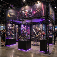 Estructura de Aluminio para Stand de Exhibición ACG, Sistema de Truss Modular Portátil para Exhibición en Comic Con y Ferias de Videojuegos