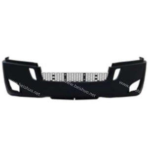 Pare-chocs complet noir BS-FR-202G, en plastique PP, avec trou pour feux antibrouillard pour Freightliner Cascadia 2018+ - Product Image 4