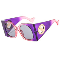 Nuevas Gafas de Sol con Marco Grande y Cubierta de Plástico Colorida, Gafas de Sol Extra Grandes para Mujer, Gafas de Sol Cuadradas de Lujo a la Moda 2023