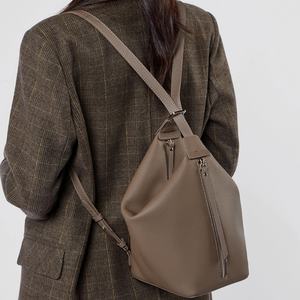 Design unico zaino in vera pelle Bolsos De Hombro De <span class=keywords><strong>Lujo</strong></span> borsa a tracolla morbida in vacchetta multifunzione da donna - Product Image 3