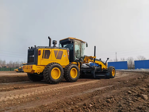 Дорожная машина 4 колеса 160kW мотор грейдер SG21A-3 SG21-B6 с дешевой ценой для продажи - Product Image 2