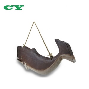 <span class=keywords><strong>Sculture</strong></span> Decorative <span class=keywords><strong>da</strong></span> <span class=keywords><strong>Parete</strong></span> <span class=keywords><strong>in</strong></span> <span class=keywords><strong>Legno</strong></span> Intagliato a Forma di Balena Spermatica per Arredamento Casa - Product Image 2