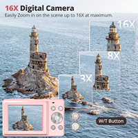Appareil photo numérique SONGDIAN DC403, fonction d'enregistrement FHD 1080P, webcam, petite caméra pour Thanksgiving et Noël