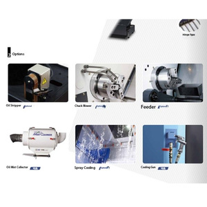 Lynx 2205g-mà không có chip băng tải hiệu quả cao nhỏ gọn <span class=keywords><strong>CNC</strong></span> <span class=keywords><strong>Lathe</strong></span> bán chạy nhất Trục kim loại thành phần gia công - Product Image 3