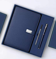 Premium Luxus-Leder-Notizbuch mit Geschenkbox für Geschäftstreffen und Büronutzung