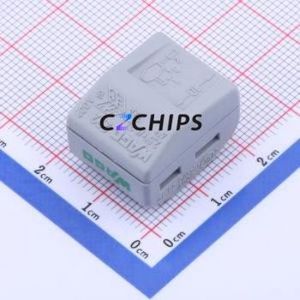 222-413 Spring Terminal <b>Block</b> Connector ( Construction: 1x3P )( Color: Gray )( <b>Mounting</b> Type: Free Hanging ) - Product Image 2