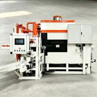 Four de chauffage industriel pour billettes d'aluminium 800T, 24KW 380V, avec contrôleur PLC et chauffage multi-éléments, pour presse d'extrusion, Afrique