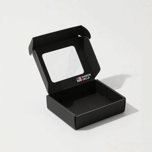 Ensemble cadeau de vêtements pour enfants de luxe haut de gamme, boîte rigide pour bébé personnalisée avec poignée, laminage mat, matériaux recyclés - Product Image 5