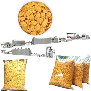 Nueva Línea de Producción de Hojuelas de Maíz para Desayuno Nutritivo con 1 Año de Garantía, Maquinaria para Cereales con Motor Automático de 450 kg/h - Product Image 2